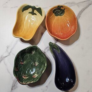 Williams-Sonoma Jardin Potager Collection Ceramic Vegetable-Themed Dipping Bowls